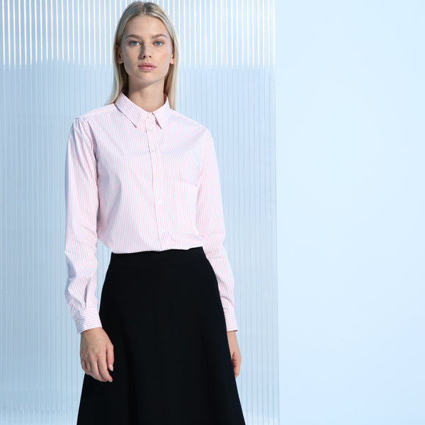 BOSS - blusa Emanew - regular fit - rosa