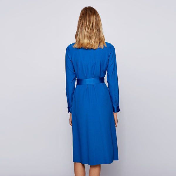 BOSS - abito Dibanora - regular fit - blu