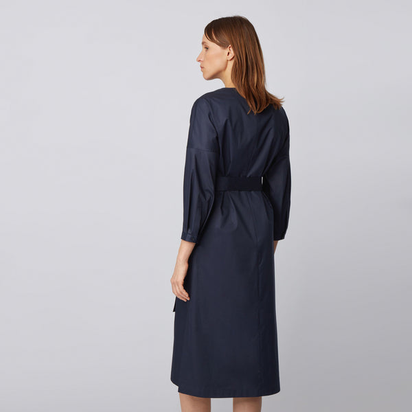 BOSS - abito Dutama - regular fit - cotone - blu scuro