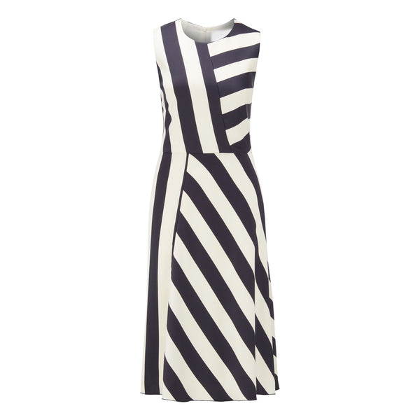 BOSS - abito Dalta - regular fit - navy e bianco