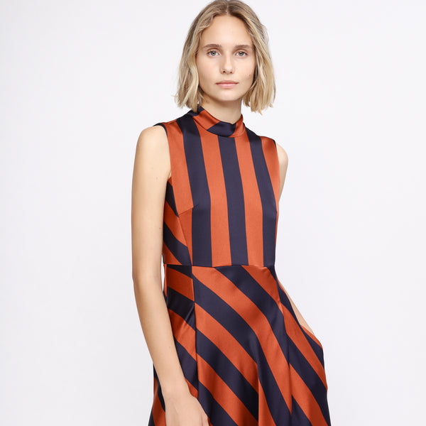 BOSS - abito Daltina - regular fit - scollo rotondo - multicolore