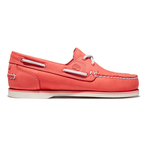 Scarpe da barca Classic Boat 2-Eye - pelle - rosso
