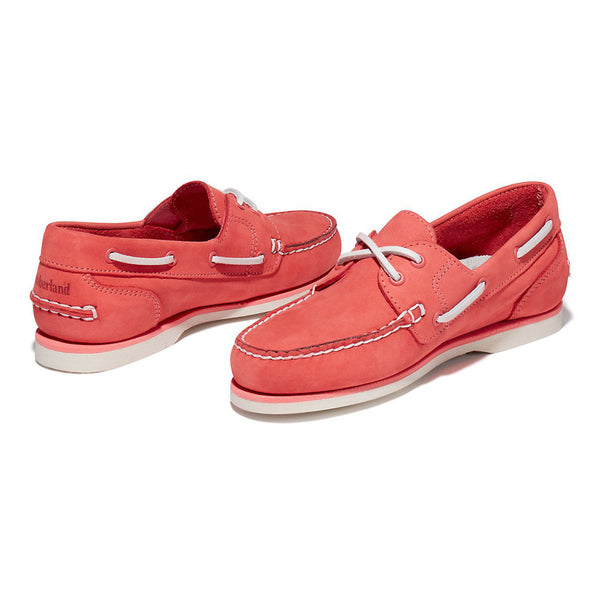 Scarpe da barca Classic Boat 2-Eye - pelle - rosso