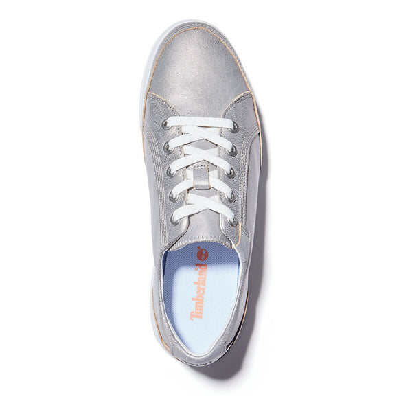 Sneakers Atlanta Green - pelle - color argento
