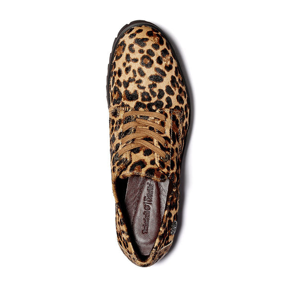 Derby con tacco "London Square" - marrone e beige