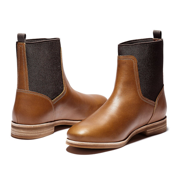 Stivaletti Somers Falls Chelsea - pelle primo fiore - marrone