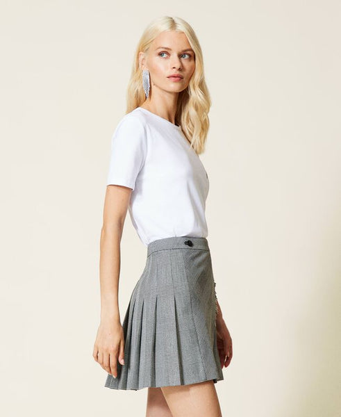 Minigonna 'Emerald' jacquard check