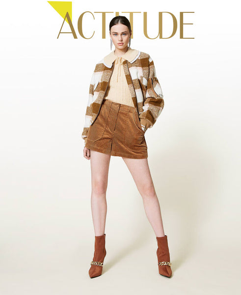 Bomber 'Beryl' con disegno check