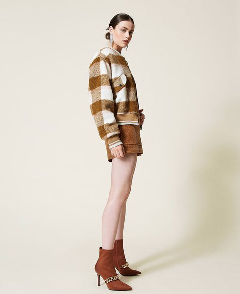 Bomber 'Beryl' con disegno check