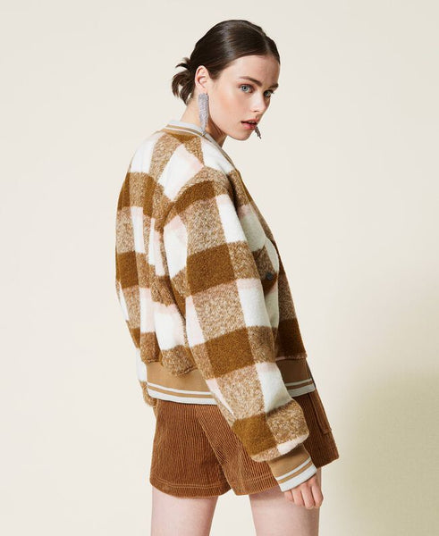 Bomber 'Beryl' con disegno check