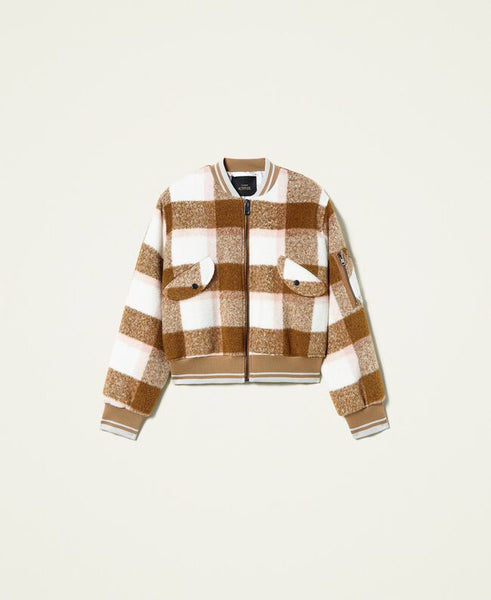 Bomber 'Beryl' con disegno check