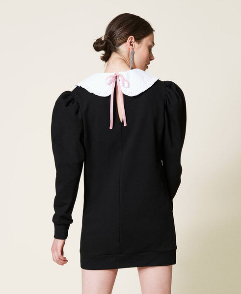 ⚡Abito 'Pearl' in felpa con colletto