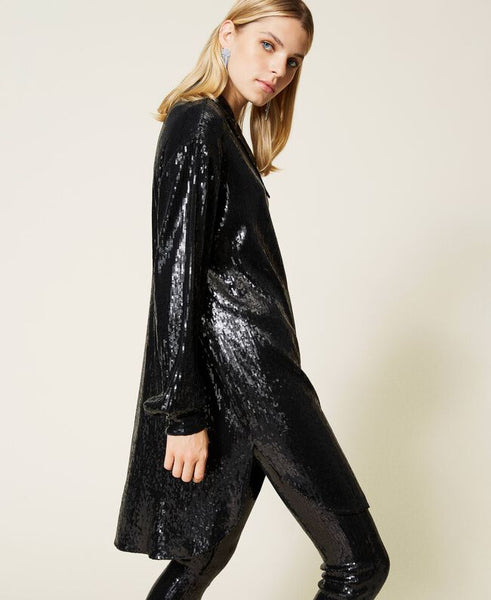 ⚡Abito 'Titanium' in full paillettes