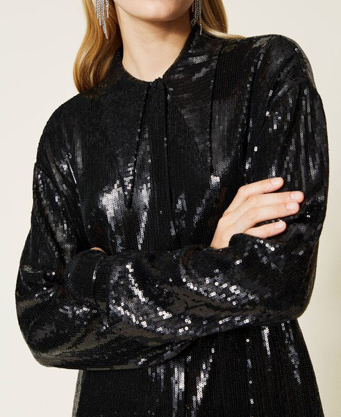 ⚡Abito 'Titanium' in full paillettes