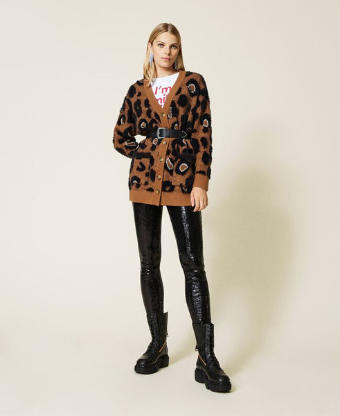 Leggings 'Titanium' in full paillettes