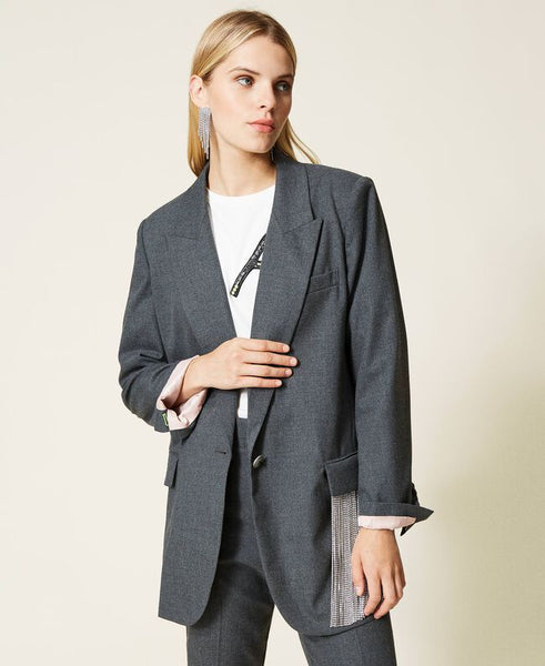 ⚡Giacca blazer in flanella