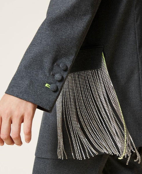 ⚡Giacca blazer in flanella