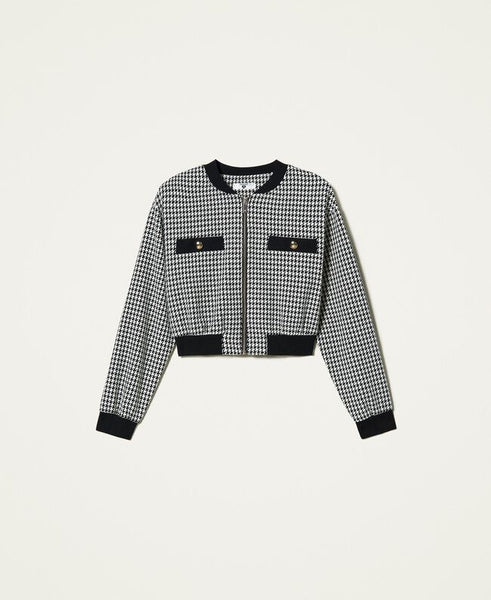 Bomber in pied-de-poule