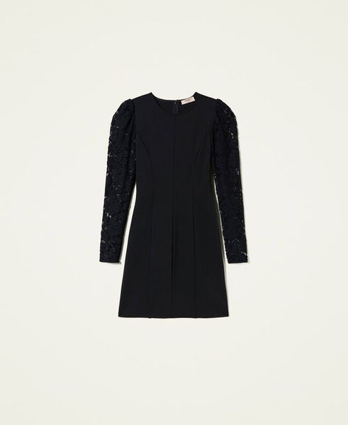 ⚡Abito fitted con pizzo macramè