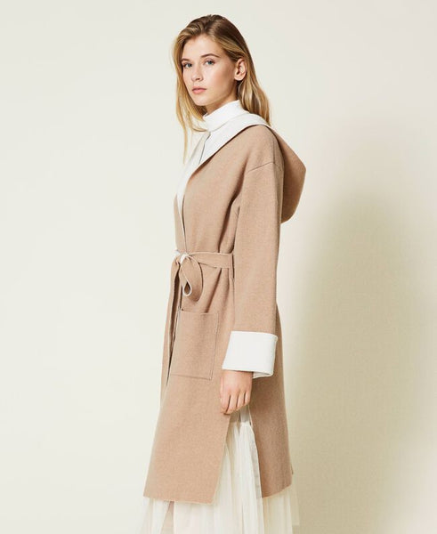 Cardigan in misto lana merino 'responsible wool'