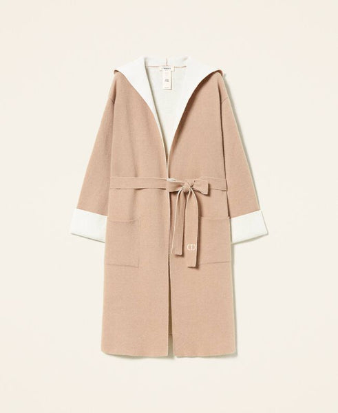 Cardigan in misto lana merino 'responsible wool'