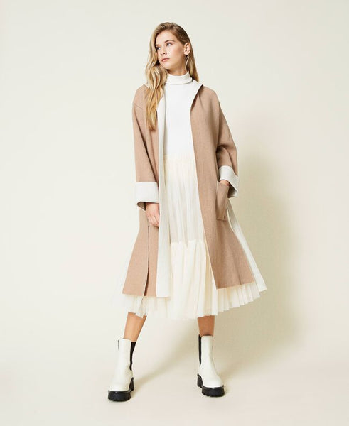 Cardigan in misto lana merino 'responsible wool'
