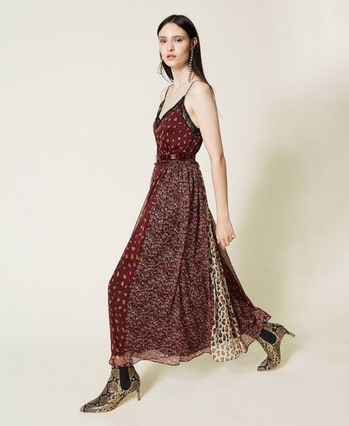 ⚡Abito in creponne stampato