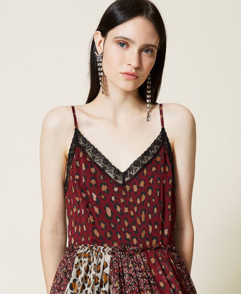 ⚡Abito in creponne stampato