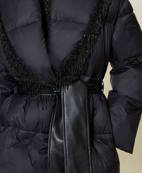 ⚡️Piumino con frange di perline
