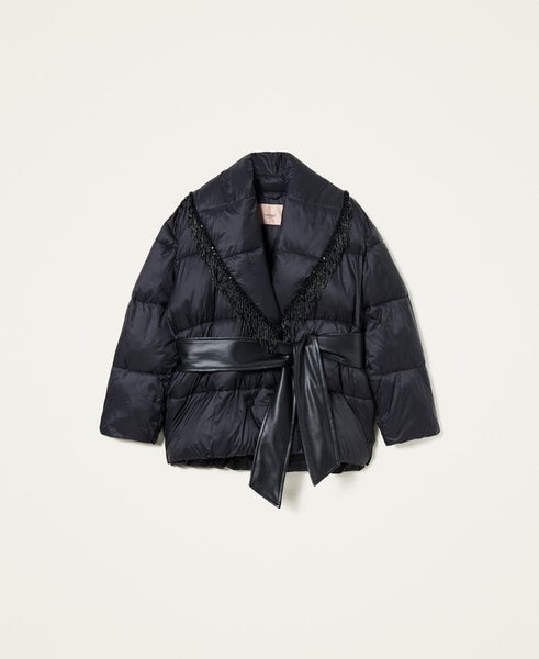 ⚡️Piumino con frange di perline