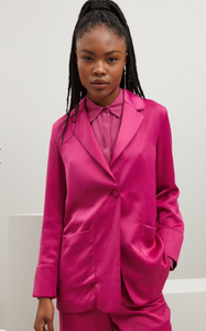 Blazer in raso