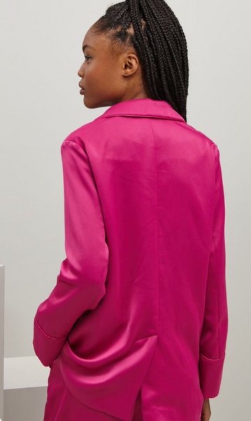Blazer in raso