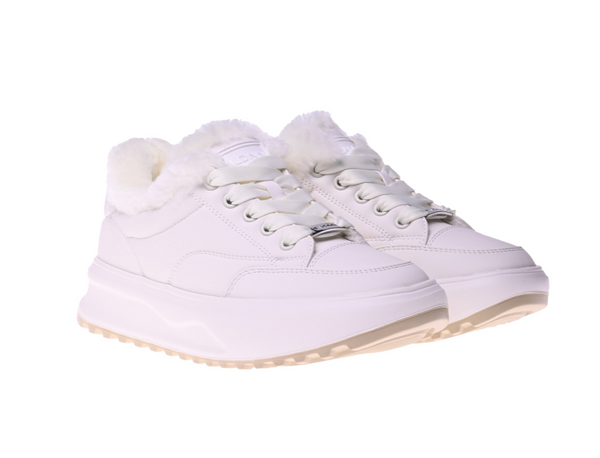 Sneaker in pelle bianca