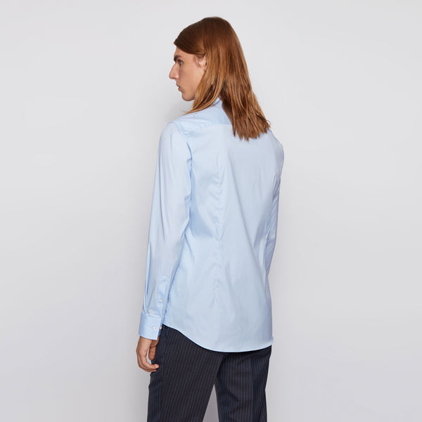 BOSS - camicia Jason - fitted cut - blu