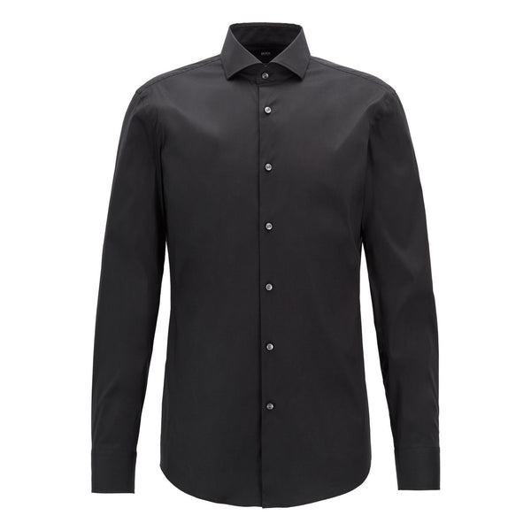 BOSS - camicia Jason - fitted cut - nero