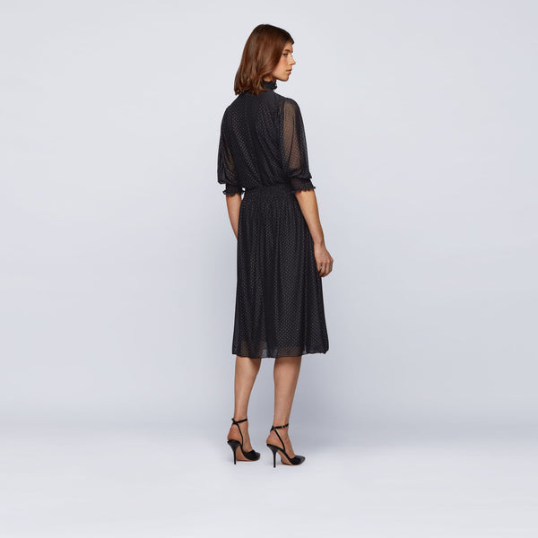 BOSS - abito Engelica - regular fit - nero