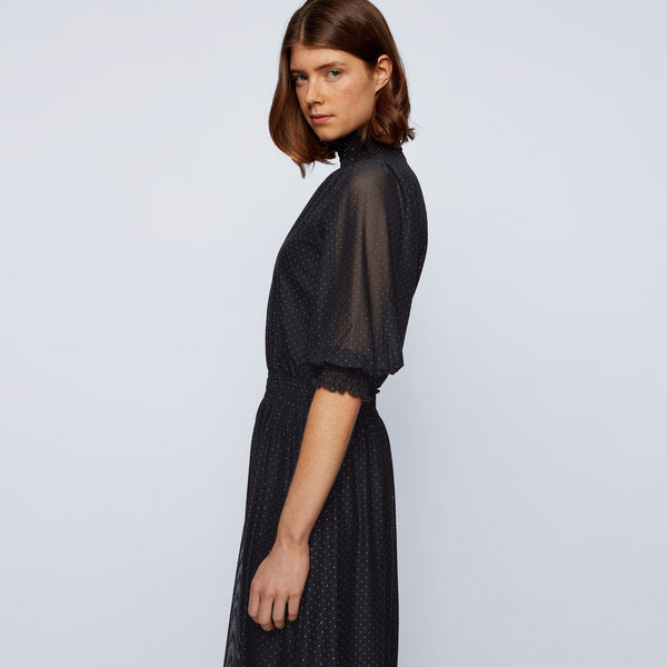 BOSS - abito Engelica - regular fit - nero