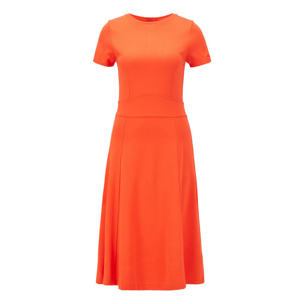 BOSS - abito Dusca - fitted cut - arancione
