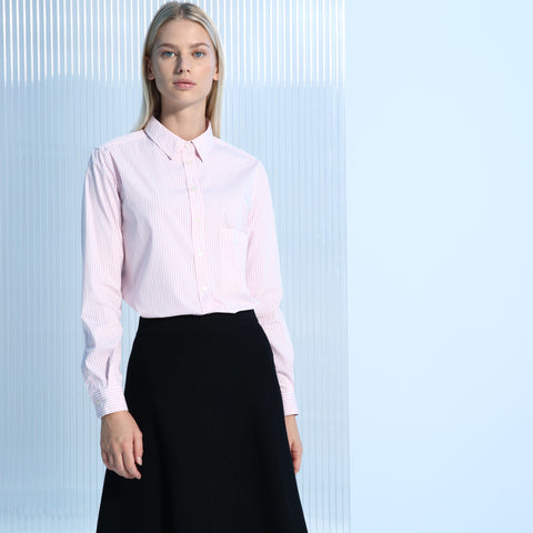 BOSS - blusa Emanew - regular fit - rosa