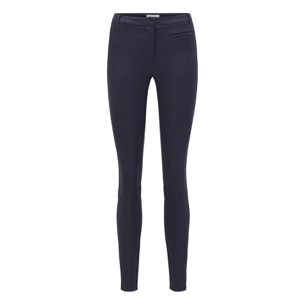 BOSS - pantaloni Talungy - fitted cut - blu scur