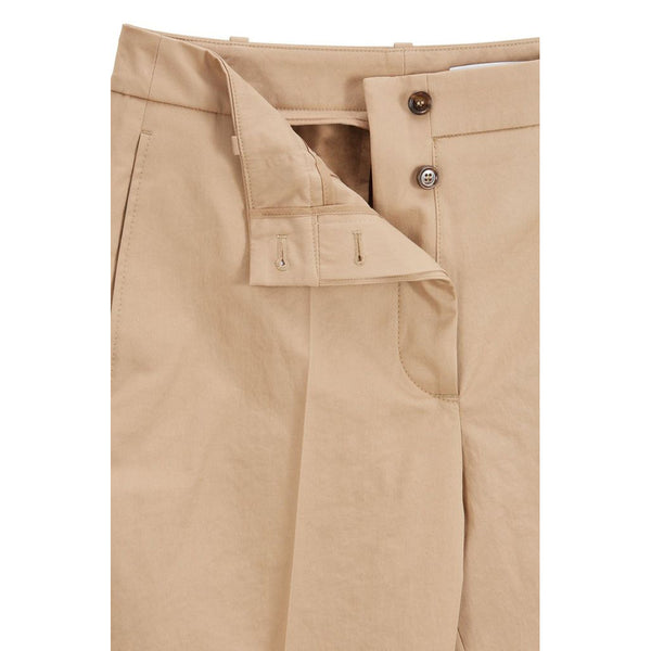 BOSS - pantaloni Tachino - relaxed fit - cotone - beige