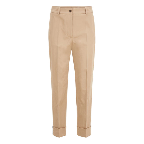 BOSS - pantaloni Tachino - relaxed fit - cotone - beige
