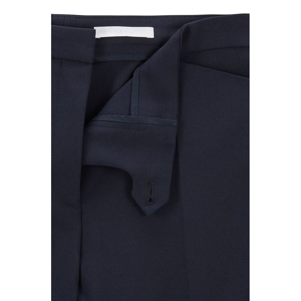 BOSS - pantaloni Tanito - fitted cut - blu scuro