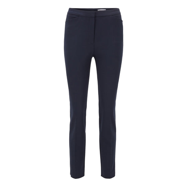 BOSS - pantaloni Tanito - fitted cut - blu scuro