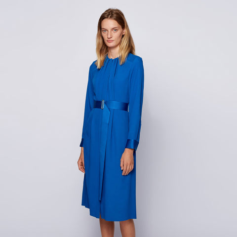 BOSS - abito Dibanora - regular fit - blu