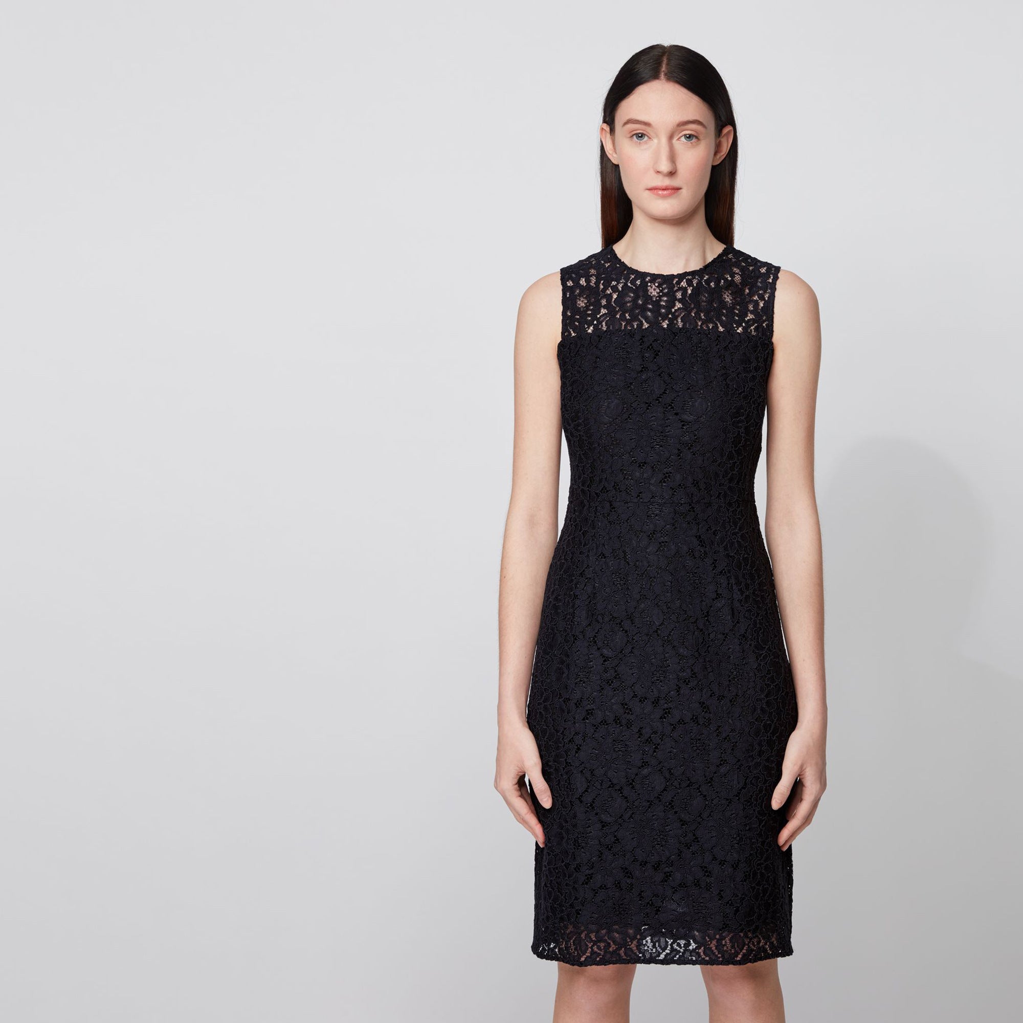 BOSS - abito Dasicana - regular fit - blu scuro