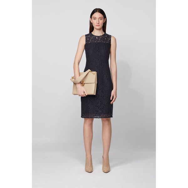 BOSS - abito Dasicana - regular fit - blu scuro