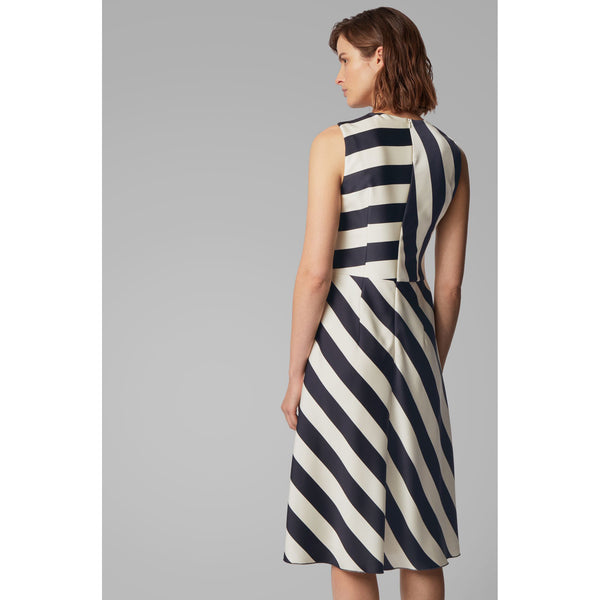 BOSS - abito Dalta - regular fit - navy e bianco