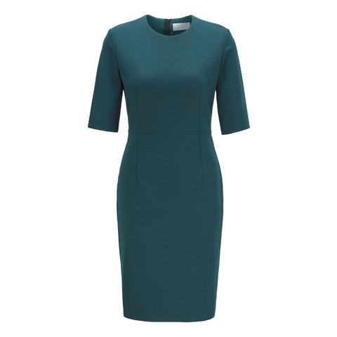 BOSS - abito Daxine - regular fit - verde scuro
