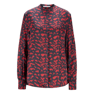 BOSS - Blusa Befelize - blu scuro e rosso
